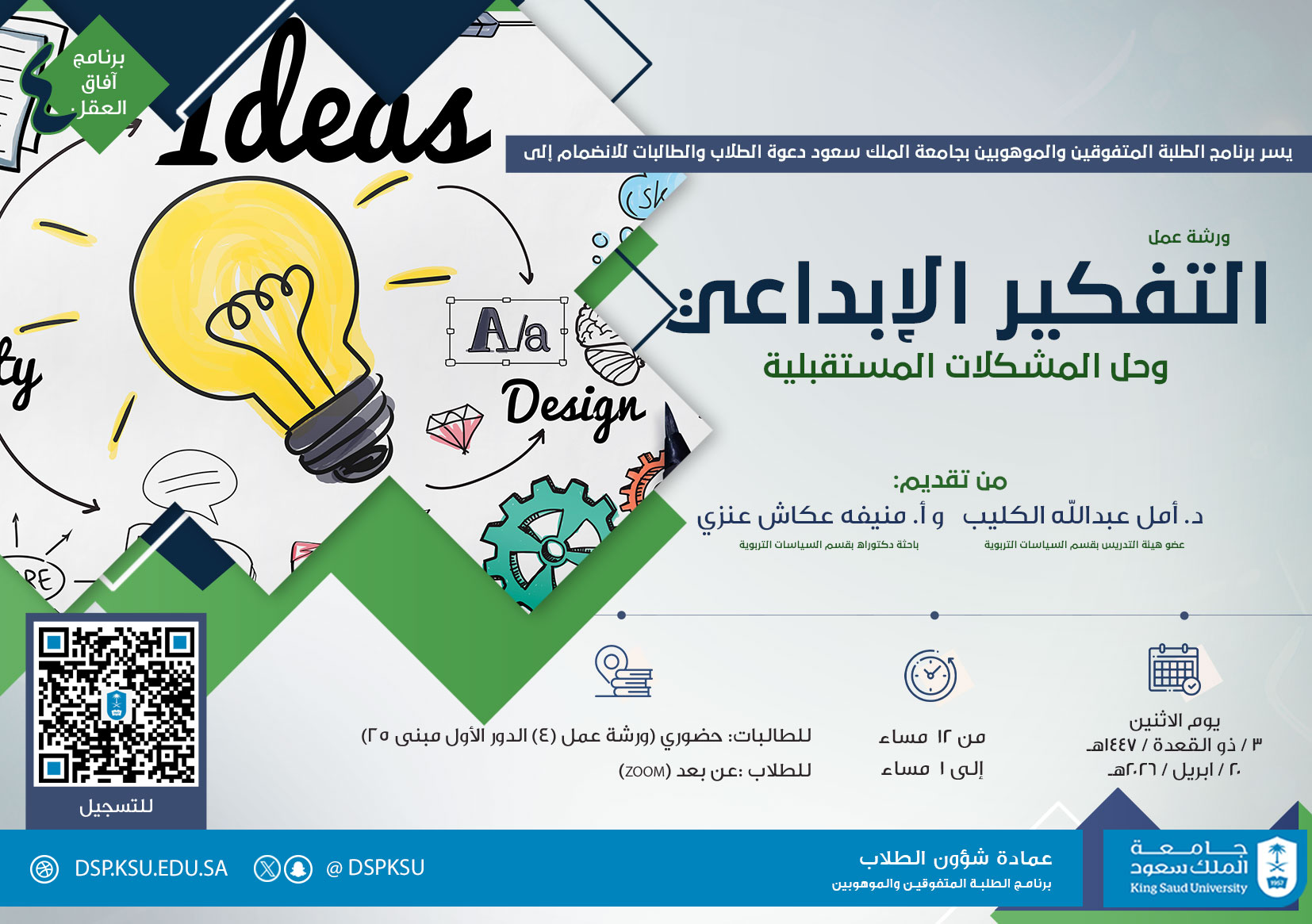 ورشة عمل التفكير الإبداعي